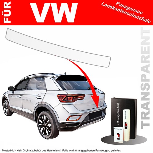 Lackschutzfolie Für VW Touran 2006-2011 - Transparenter Ladekantenschutz 150µm