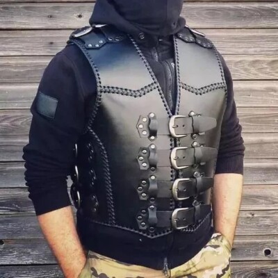Medieval Leather Jacket Armor Reenactment Cuirass COSPLAY HALLOWEEN Armor RIDING