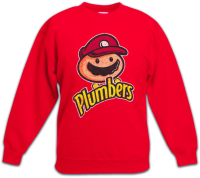 Super Plumbers Kids Boys Girls Pullover Super Fun Mario Geek Nerd Gamer Gaming