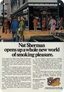 Vintage Print Ad Nat Sherman Multi Color Cigarettes - Finest In The World - 1979 | #4935707182