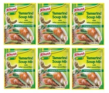 Knorr Tamarind Soup Mix Sinigang sa Sampalok Mix, 1.41oz, 6 Pack; Free Shipping