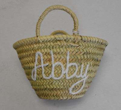 Wicker Basket With Handles Easter Holiday Wedding Event Customized Abby