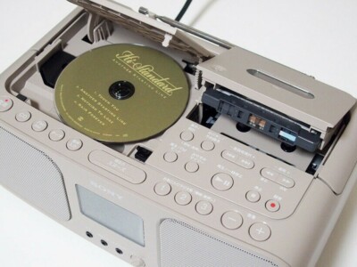 SONY CD Radio Cassette Player CFD-S401 easy use＆ large LCD from