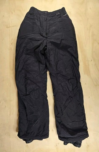 Black Dot Snow Pants Womens Size Small Black Water Resistant Skiing Snowboarding