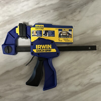 Irwin Quick-Grip 506QCN 6'' Medium Duty One-Handed Bar Clamp and Spreader