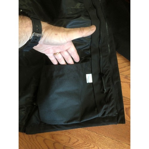 Propper 3-in-1 Tactical Duty Waterproof Hard Shell Coat Black Size XL/R - Picture 7 of 12