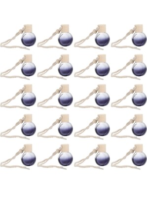 20 x Auto Leer Flakon Parfüm Diffusor Hängende Ornament Lufterfrischer Gadget 10ml