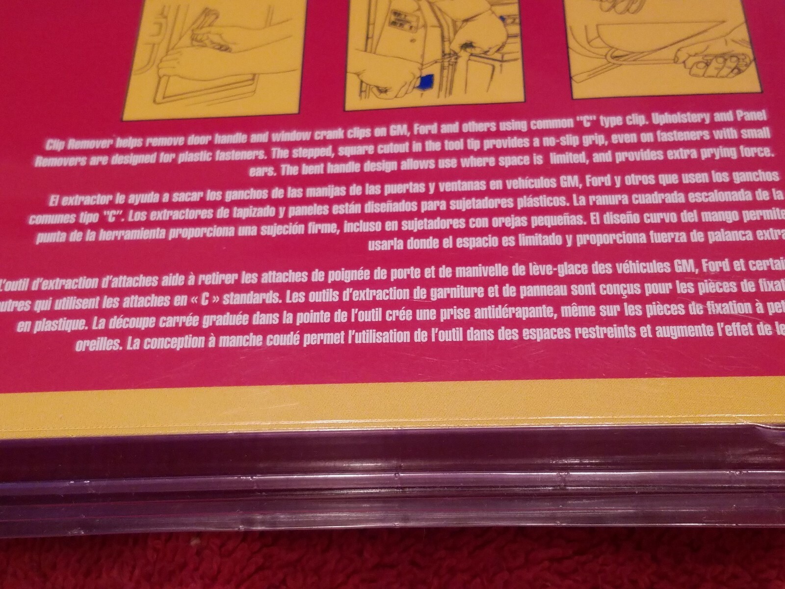 NAPA SERVICE TOOLS 3786 3 PIECE BODY TRIM TOOL SET NOS eBay