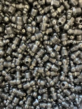 1/8-27 NPT 90 Degree Angle Stainless Steel Grease Zerk Nipple Fitting 2-PC