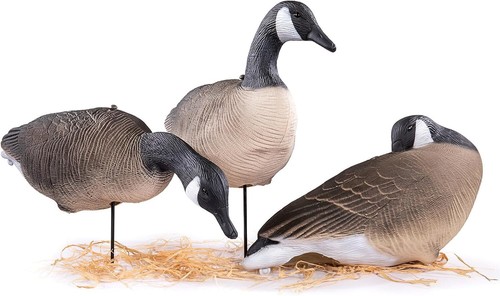 Goose Decoys Pack of 6,New Material Eva Collapsible Plastic Goose Hunting Decoys