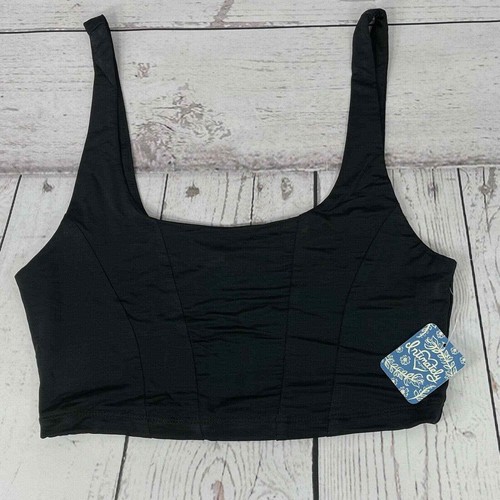 Free People Intimately Small Be Cool Brami Bra Long Crop Top Tank Cami Stretch