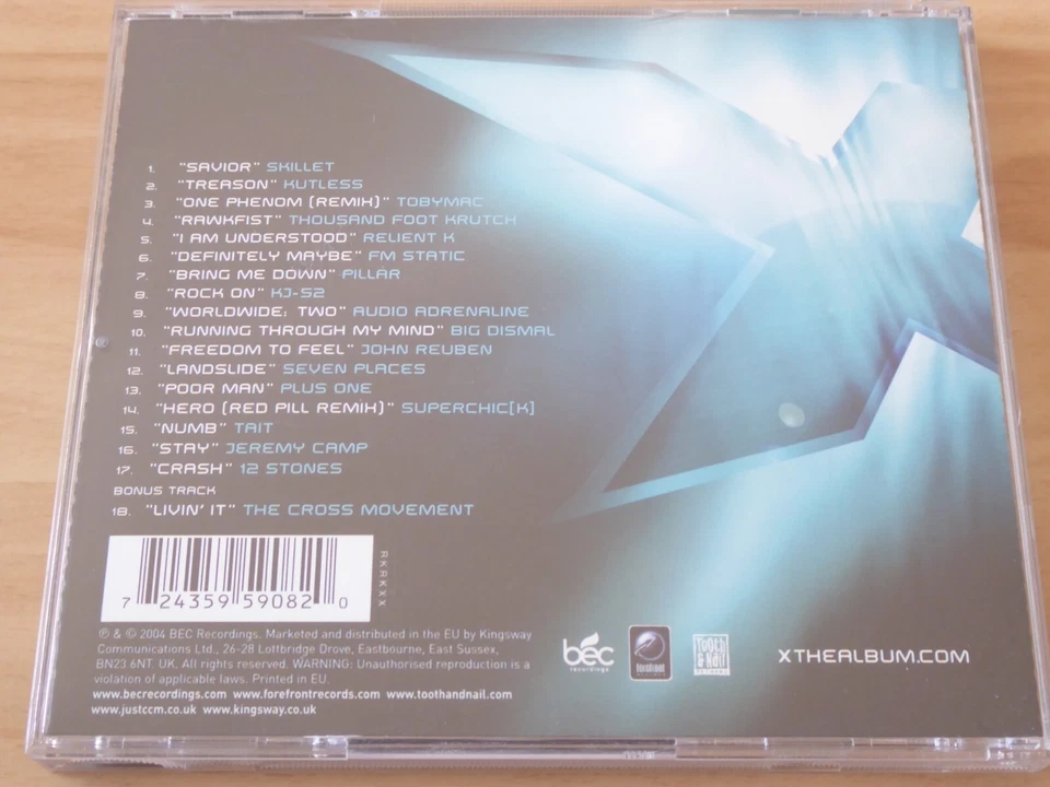 X 2004 - 17 Christian Rock Hits - CD CCM christlich BEC Recordings - Bild 2 von 3