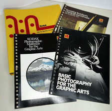 Kodak Lot of 3 Color Data Books with Binder How To Photo Information Vintage