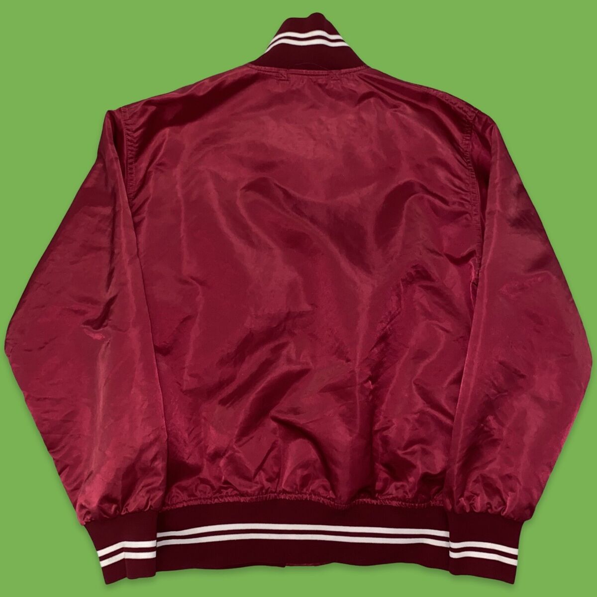 Vintage 80s Wilson Philadelphia Phillies Satin Bomber Jacket Vintage 80s Wilson Philadelphia Phillies Satin Bomber Jacket