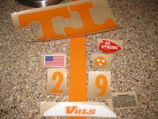 Tennesssee Volunteers full size football helmets 3M vinyl decals