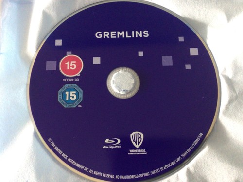 Gremlins (1984, Blu-ray, RgA) Mogwai, See Description, Disc & Case, BRAND NEW - Picture 3 of 3