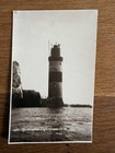 Vintage Postkarte UK 🇬🇧 Nadeln Leuchtturm Isle Of Wight RPPC Sunshine Serie