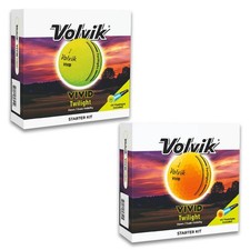 Volvik Vivid Twilight Starter Pack 6 Balls  UV Flashlight Golf Balls NEW