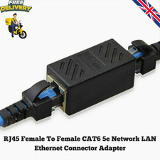 RJ45 Female To Female CAT6 5e Network LAN Ethernet Connector Adapter
