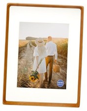 12x16 Picture Frames Solid Wood Vertical Horizontal 12x16 matted to 8.5x11 Teak