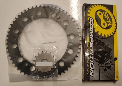 KIT CHAINE YAMAHA 125 DTR 200 DTR - Photo 1/2