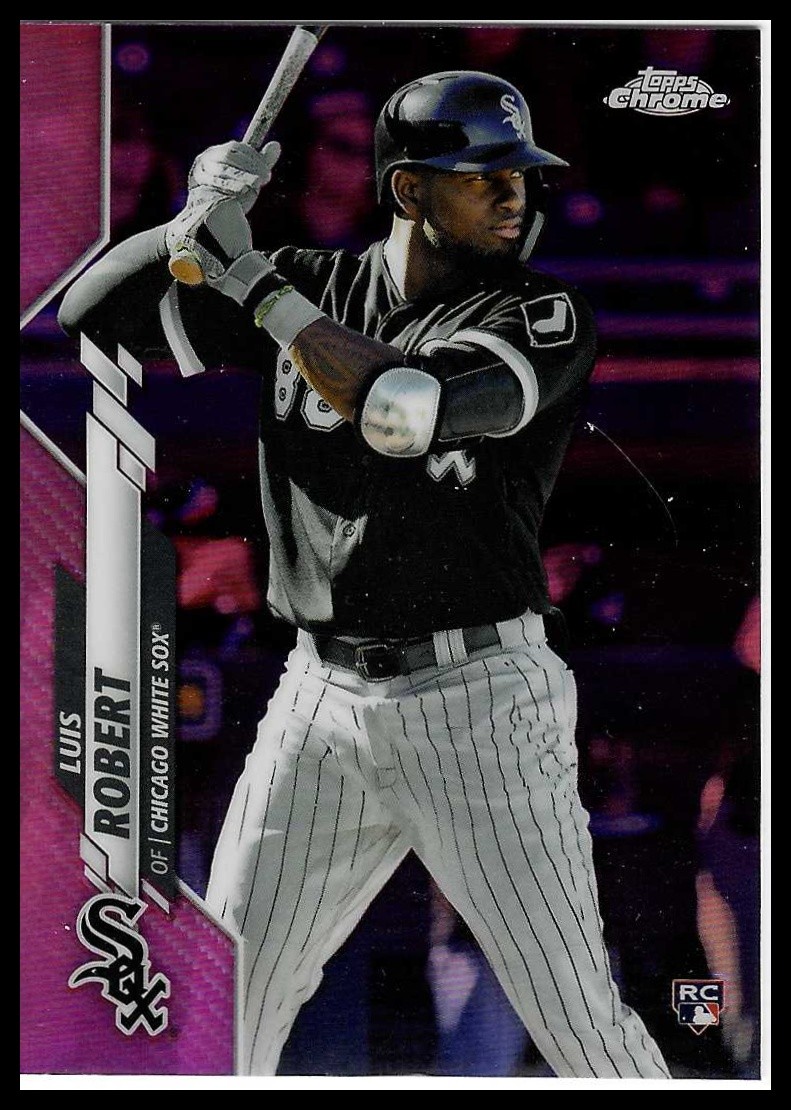2020 Topps Chrome #60 Luis Robert Pink Refractor