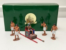 KING  COUNTRY AE01 ANCIENT EGYPT PHAROH IN SEDAN CHAIR SET CM62735