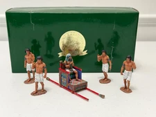 KING & COUNTRY AE01 ANCIENT EGYPT PHAROH IN SEDAN CHAIR SET CM62735