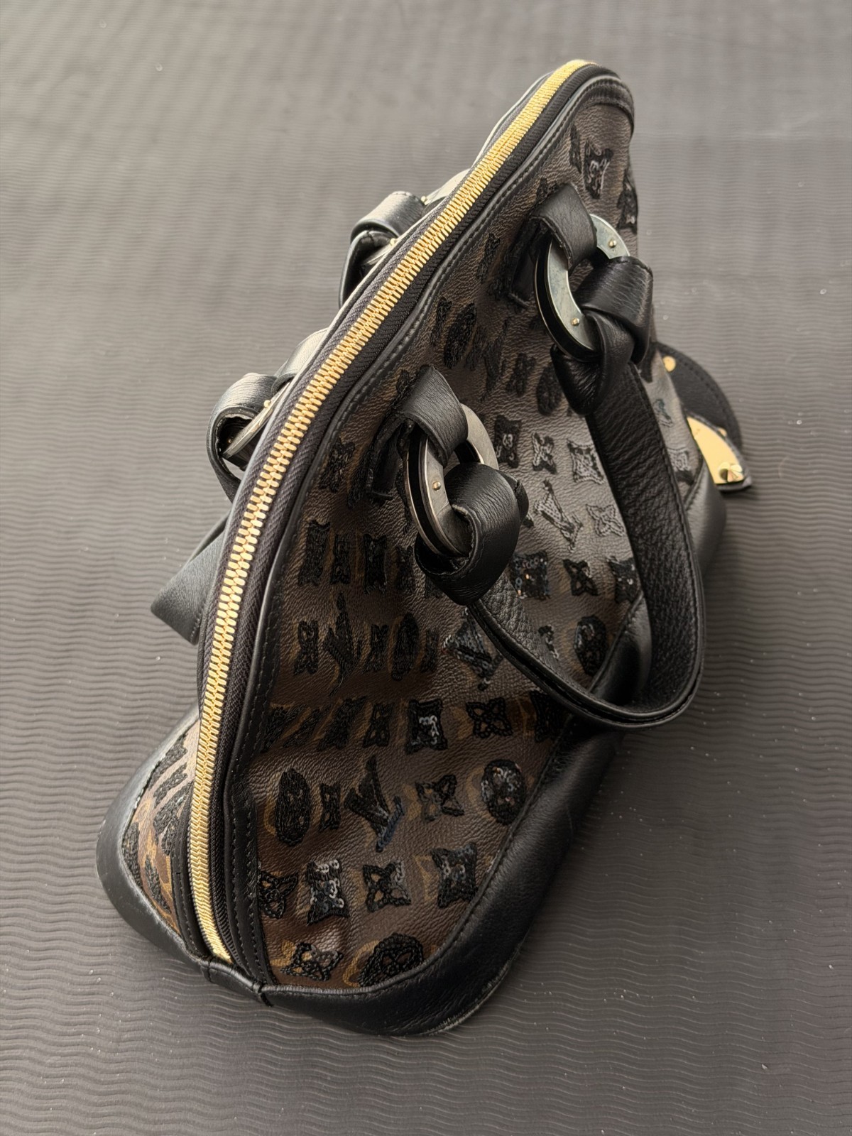 Louis Vuitton Monogram Eclipse Alma Hand Bag - Li… - image 1