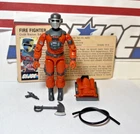 GI Joe Barbecue 1985 v1 *100% COMPLETE w/File Card, Near Mint!* Vintage ARAH Lot