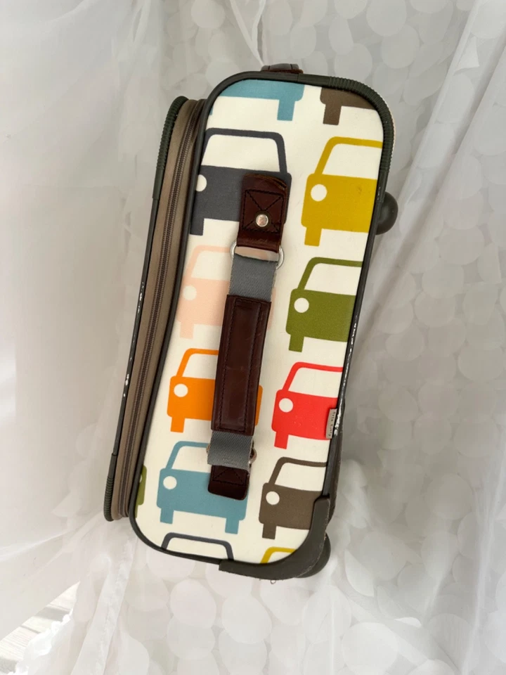 "Maleta de viaje Orla Kiely multicolor CARS colorida rueda giratoria 21""" Foto 4 de 4