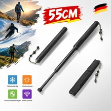 55CM Teleskopstange Tragbar Teleskopst&ouml;cke Rod Einstellbar Stahl Wanderstock