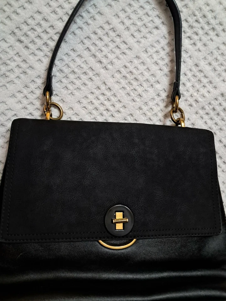 Bolso de mano de cuero de diseñador David Jones estilo vintage Foto 2 de 4