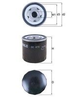 Knecht OC 473 ÖLfilter FüR Abarth Alfa Romeo Autobianchi Passend FüR Fiat