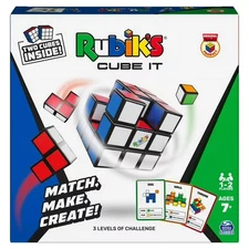 NEW Rubiks Cube It Puzzle Matching 2-Player Duel Board Strategy Game Spin Master