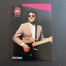 STEVE MILLER TRADING Card from 1991 - ProSet SuperStars MusiCards # 207