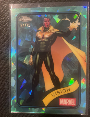Topps Marvel Vision Topps Chrome 2025 Refractor Trading Card #139 64/75