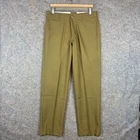Vintage WWII US Army M1937 Wool Trouser OD Serge 32x32 WW2 Military Pants