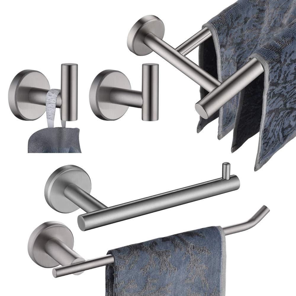 Bar Accessory Set, 5-piece Bathroom Accessories Fixtures
