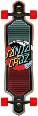 Santa Cruz Wave Dot Splice Drop Thru Complete Longboard 9'' x 36''