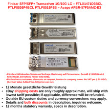 Finisar SFP/SFP+ Transceiver 1G/10G LC   FTLX...