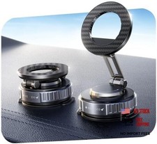 2026 Upgraded Car Phone Holder for Magsafe 108LBS Strongest Suction Black