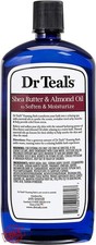 Dr Teal's Foaming Bath Combo 68oz Shea Butter Almond Oil Citrus Glow