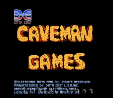 Caveman Games - Rare NES Nintendo Game