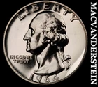 1964 Silver Washington Quarter - Choice Gem Proof  Lustrous  #K767