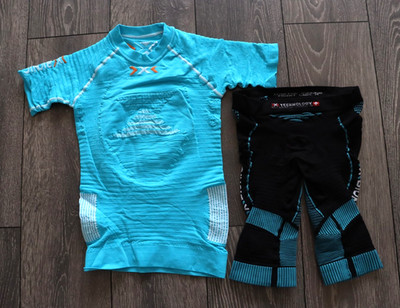 X BIONIC EFFEKTOR RUNNING THERMO COMPRESSION FULL KIT SUIT SHIRT SHORTS LADYS M