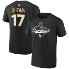 Men's Fanatics Shohei Ohtani Black Los Angeles Dodgers 2025 World Series