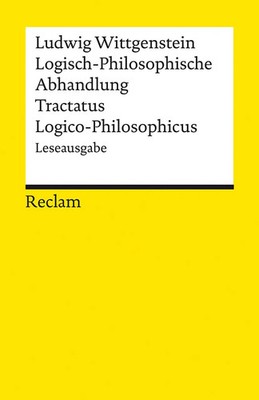 Logisch-Philosophische Abhandlung. Tractatus Logico-Philosophicus | Leseausgabe