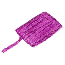 25 Yards 0.8 Inch Elastic Sequins Trim Flat Sequin Strip Paillette Fabric Rib...