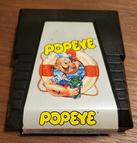 Popeye (Atari 2600, 1983) From Parker Brothers, Arcade Game Series - CIB